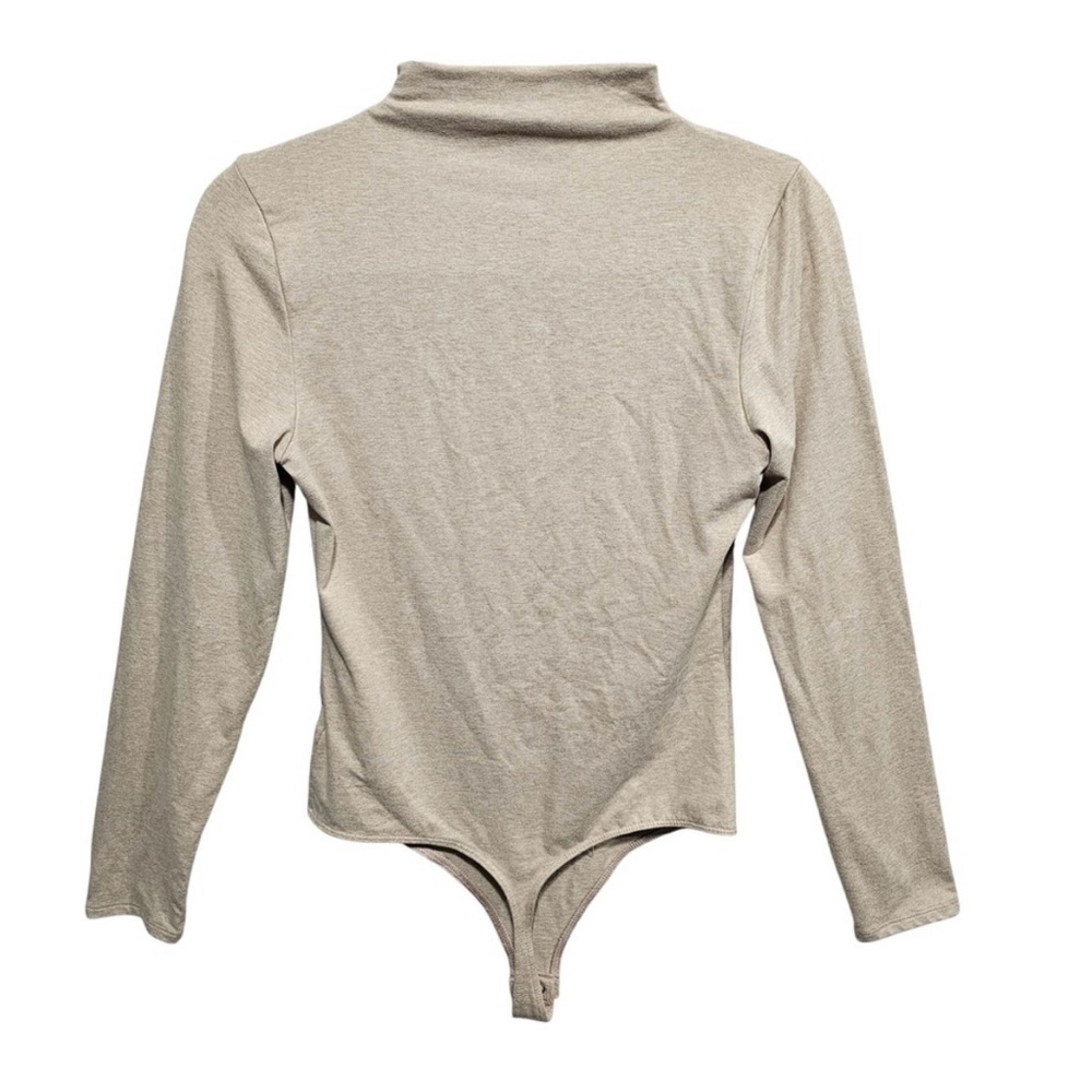 Express Beige Cut-Out Bodysuit - Picture 5 of 8
